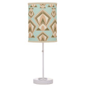 Retro Mid Century Modern Diamond   Table Lamp (Front)