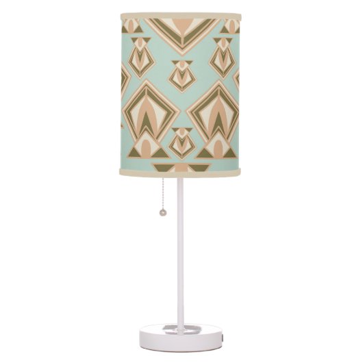 Retro Mid Century Modern Diamond   Table Lamp (Right)