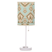 Retro Mid Century Modern Diamond Table Lamp (Left)