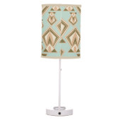 Retro Mid Century Modern Diamond Table Lamp (Back)