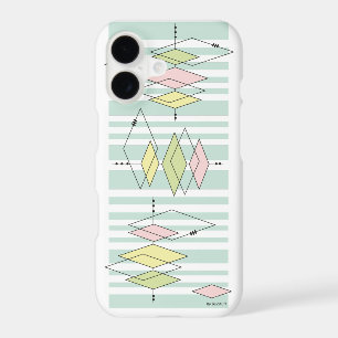Retro Mid-Century Modern Geometric Abstract iPhone 17 Case