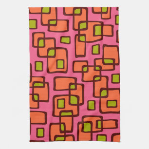 Retro Mid Century Modern Kitchen Towel