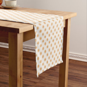Retro Mid-Century Modern Pattern  Short Table Runner