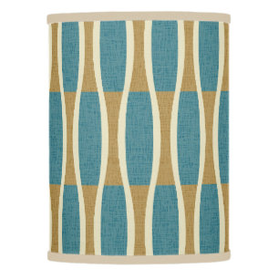 Retro Mid Century Modern Pin Stripes Pattern Lamp Shade