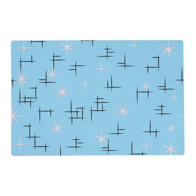 Retro Mid Century Modern Placemat (Front)