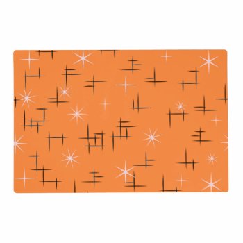 Retro Mid Century Modern Placemat by tjustleft at Zazzle