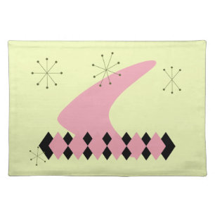 Retro Mid Century Modern Placemat