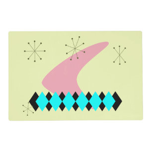 Retro Mid Century Modern Placemat