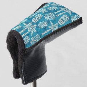 Retro Mid Century Modern Tiki Pattern Golf Head Cover