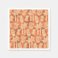 Retro Mid Century Modern Tiki Pattern