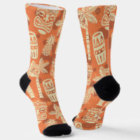 Retro Mid Century Modern Tiki Pattern