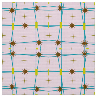 Retro Mid Century Modern Vintage Inspired Fabric