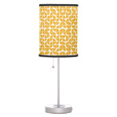 Retro Mid Century Modern Yellow Table Lamp (Right)