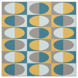 Retro MidCentury Oval pattern 2 Fabric