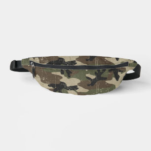 Retro Military Camouflage Pattern Fanny Pack