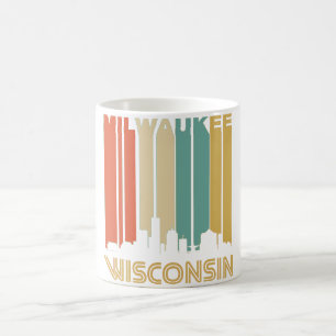 Retro Milwaukee Skyline Coffee Mug