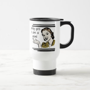 Retro Mimi T-shirts and Gifts Travel Mug
