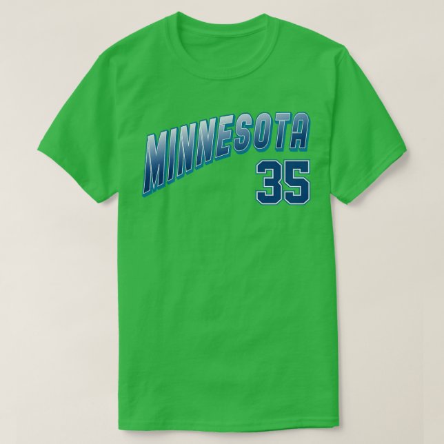 Retro Minnesota Number 4 T-Shirt (Design Front)