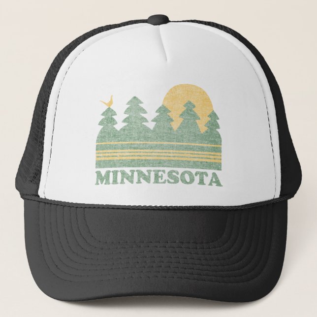 Retro Minnesota Trucker Hat (Front)