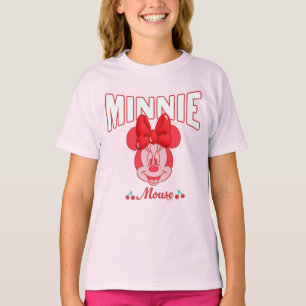 Retro Minnie Mouse Cherry Smile T-Shirt