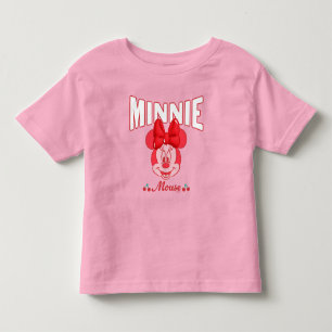 Retro Minnie Mouse Cherry Smile Toddler T-shirt