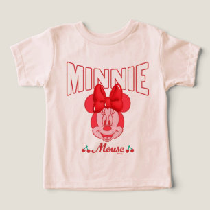 Retro Minnie Mouse Cherry Smile Toddler T-shirt