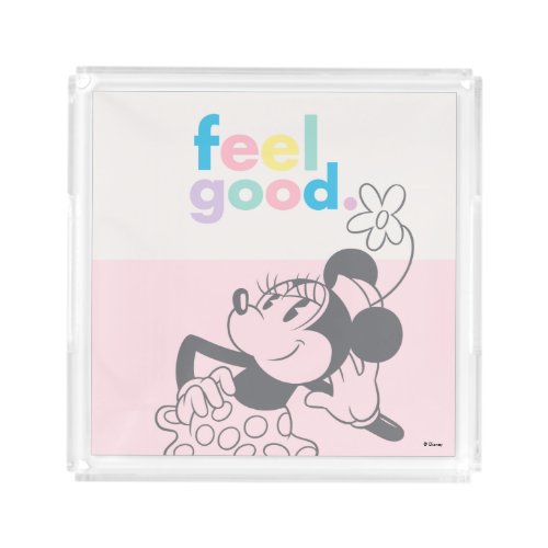 Retro Minnie Mouse _ Feel Good Acrylic Tray