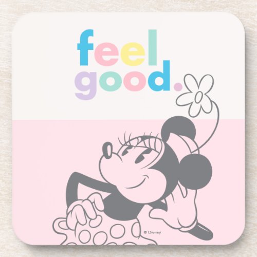 Retro Minnie Mouse _ Feel Good Beverage Coaster