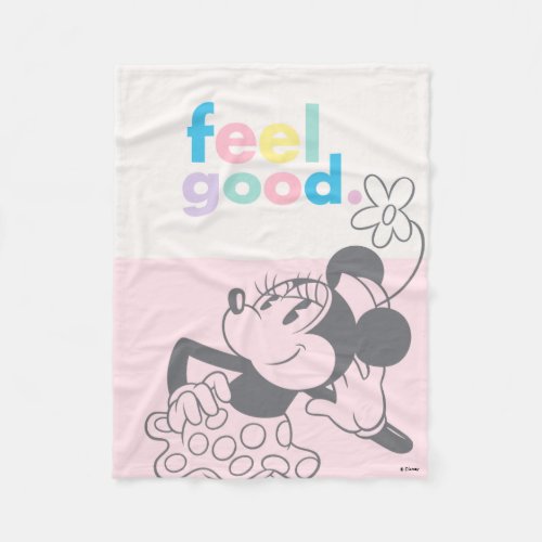 Retro Minnie Mouse _ Feel Good Fleece Blanket
