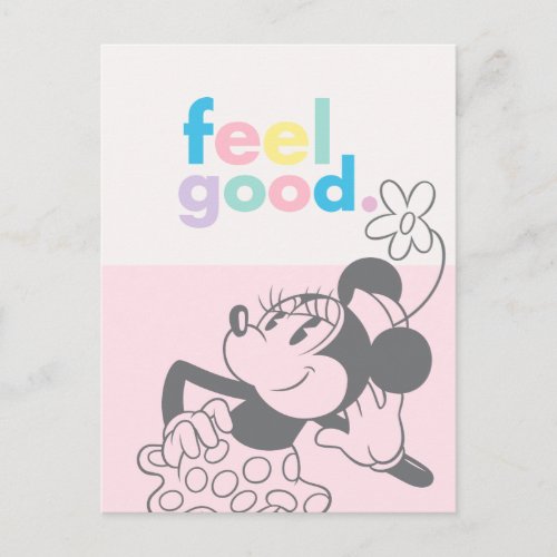 Retro Minnie Mouse _ Feel Good Postcard