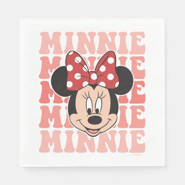Retro Minnie Mouse Napkins (Front)
