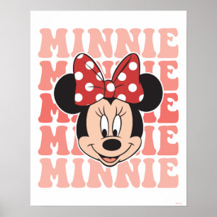 Retro Minnie Mouse Poster