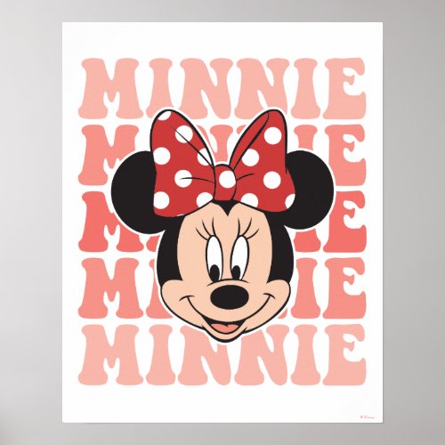 Retro Minnie Mouse Poster