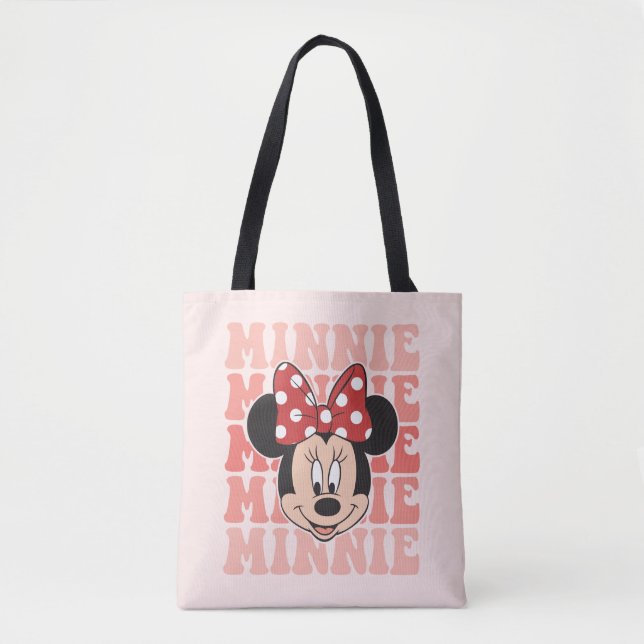 Retro Minnie Mouse Tote Bag (Front)