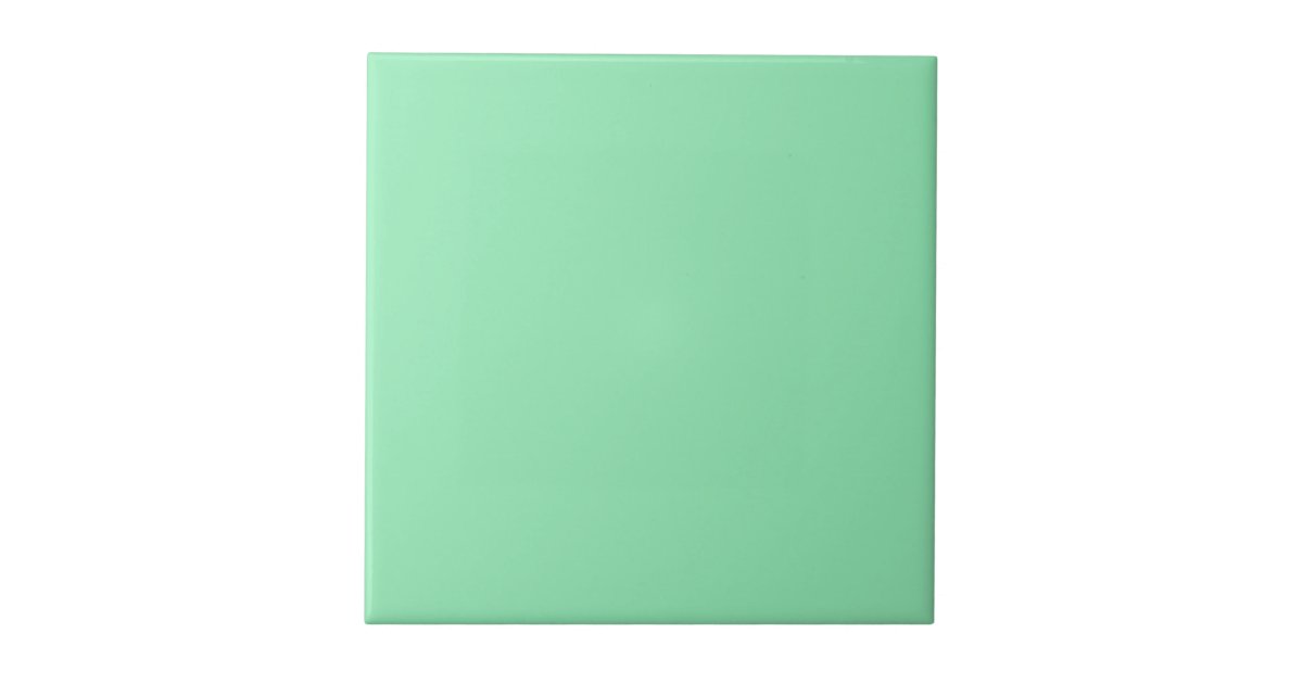 Retro Mint Green Solid 1950's Color Vintage  Ceramic Tile