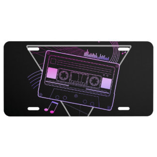Retro Mix License Plate