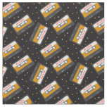 Retro Mixed Tape Repeating patten Fabric