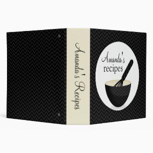 Retro Mixing Bowl Recipe Binder