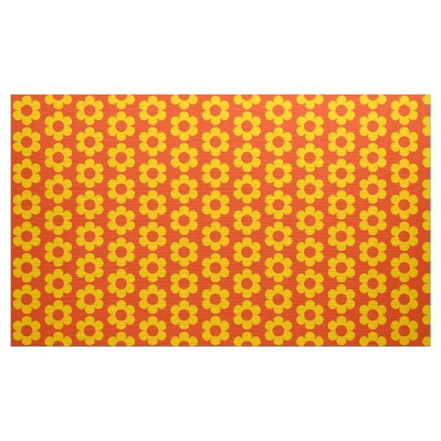 retro mod 60s 70s fabric pattern (Yard)