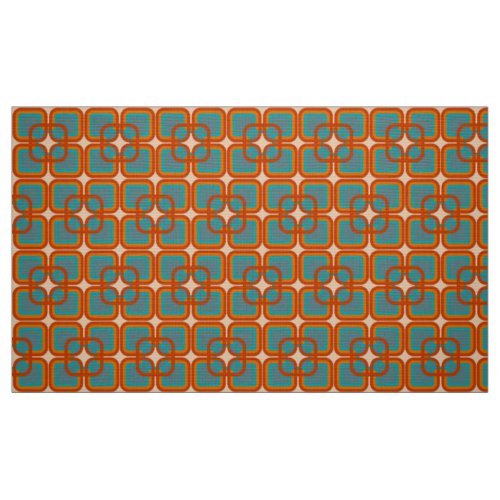 retro mod 60s 70s fabric pattern