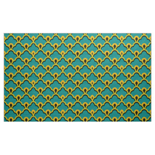 retro mod 60s 70s fabric pattern