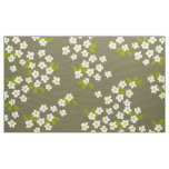 retro mod 60s 70s flower fabric pattern