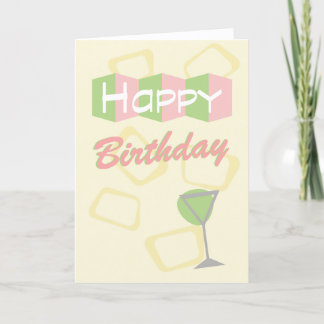 Retro Mod Birthday Card