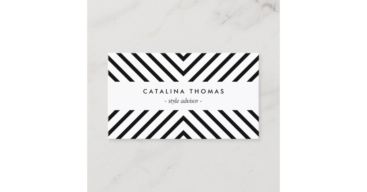 retro mod black and white pattern business card zazzle com mod business cards