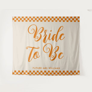 Retro Mod bride to be Bridal Shower Backdrop