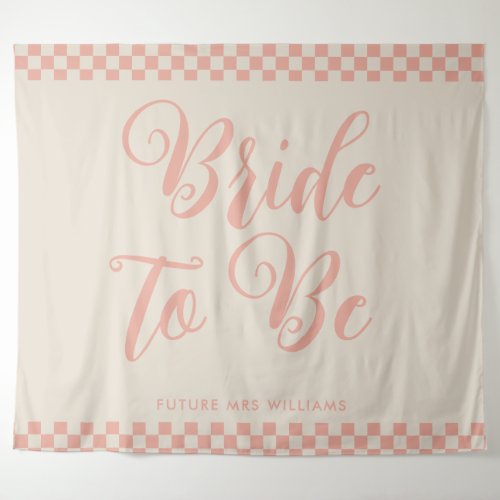 Retro Mod bride to be Bridal Shower Backdrop