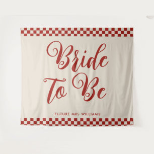 Retro Mod bride to be Bridal Shower Backdrop
