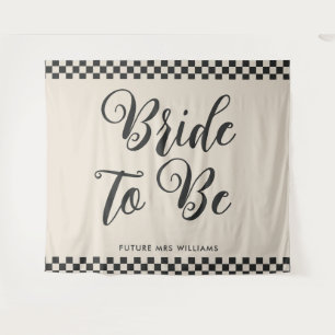 Retro Mod bride to be Bridal Shower Backdrop