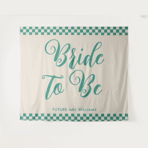 Retro Mod bride to be Bridal Shower Backdrop