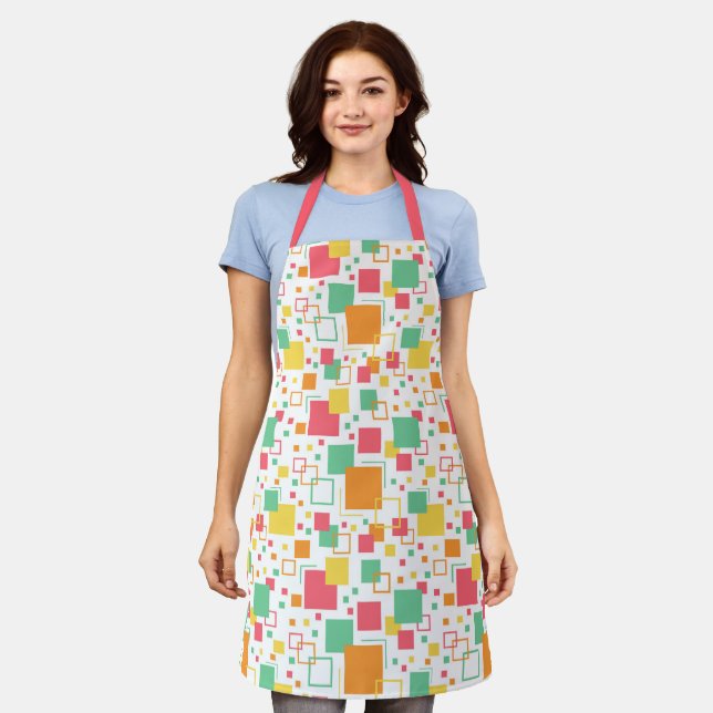 Retro Mod Citrus Apron (Worn)